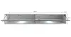 A diagram of a white TV cabinet with dimensions and LED lighting. Anteprima dell’immagine prodotto