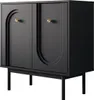 YOURHOUSE24 Kommode LIBERTY 2d Schwarz Produktbild-Vorschau 2