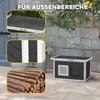 PawHut Katzenhaus Outdoor Katzenhöhle aus Holz, mit Produktbild-Vorschau 5