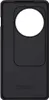 A black phone case is shown from the back. Produktbild-Vorschau