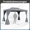 3 x 4m Pavillon, wasserfester, sonnengeschützter, Produktbild-Vorschau 6
