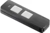 A black remote control with two white buttons is shown against a white background. Anteprima dell’immagine prodotto