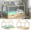 Hausbett Vitalispa Wiki Naturholz 90x200 cm mit Gästebett, Produktbild-Vorschau 2