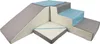 Set de 4 blocs de mousse pour jouer, blanc, bleu clair, Voir les images du produit 4