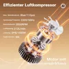 Compressore d'aria Wiltec con serbatoio da 50L, serbatoio Anteprima dell’immagine prodotto 12