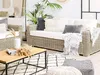 BELIANI Lounge 4er Set Hellbraun Rattanoptik Dekorativ Produktbild-Vorschau 7