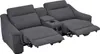 Vente-unique VERETO, Liegestuhlsofa, Wohnzimmer, Grau, 2 Produktbild-Vorschau 6