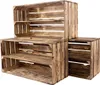 Stück großes geflammte/gebranntes Regal 68cm x 40cm x 31cm Produktbild-Vorschau 4