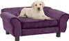 vidaXL Hundesofa Burgunderrot 72x45x30 cm Plüsch Produktbild-Vorschau 9