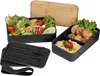 Große Brotdose / Lunchbox / 2-stöckig / mit Besteck / Produktbild-Vorschau 6