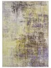 Wohnzimmer Teppich Pila, in der Farbe Grün-Lila, mit einer Abmessung von ca. 80 x 150 cm. 