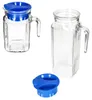 2x KARO & KORA Kühlschrankkrug mit Deckel blau 1L & 0,5L Produktbild-Vorschau 2