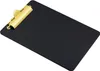 Holz-Clipboard SCHWARZ A5-Unterlage mit GOLDENEM Clip Produktbild-Vorschau 3