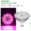 26W LED Pflanzenlampe Vollspektrum E27, Grow Light Birne Produktbild-Vorschau 2