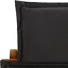 Lettino con cuscino in legno massiccio di acacia grigio Anteprima dell’immagine prodotto 5
