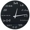 Wanduhr Uhr »Mathematic« Glas Ø 35 cm Schwarz Produktbild-Vorschau 2