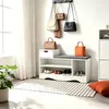 MYMAI Schuhbank mit Sitzkissen, 3 Aufbewahrungsfächern und Produktbild-Vorschau 2