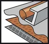 A layered illustration showing different materials and a pipe, likely representing construction or DIY components. Podgląd zdjęcia produktu