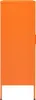 A plain studio shot of an orange metal cabinet. Podgląd zdjęcia produktu