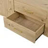 Merax TV Lowboard erbsenförmig mit Rillenoptik, TV-Schrank Produktbild-Vorschau 13