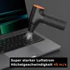 Staubgebläse kabellos 130.000 U/min - Mini Turbo 6000mAh Produktbild-Vorschau 6