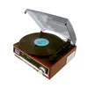 A record player with a vinyl record on it, shown from a slightly elevated angle against a white background. Podgląd zdjęcia produktu