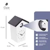 Cuco Clock Mini Kuckucksuhr HOCHHAUS 17,0 × 12,4 × 9,0cm, Produktbild-Vorschau 2