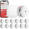 X-Sense Rauchwarnmelder-Set plus Zentrale Náhľad obrázku produktu 1