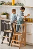 Torre didattica per bambini Moon, aiuto cucina regolabile Anteprima dell’immagine prodotto 8