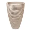 Blumensäule Sylt Kunststoff Ø 40 cm H 60 cm creme Produktbild-Vorschau 3