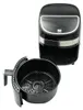 A black air fryer with its basket removed, shown on a white background. Náhľad obrázku produktu