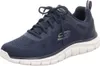 A single navy blue Skechers men's sneaker is shown from a side-angle against a white background. Anteprima dell’immagine prodotto