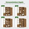 M MCombo Gartenschrank Gartenhaus Holz Wetterfest, Outdoor Produktbild-Vorschau 8