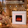 HOMAVO Elektrischer Ambiente-Kamin – 900/1800 W Produktbild-Vorschau 2