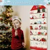 A young child is holding a champagne flute in front of a Christmas tree and a fabric advent calendar. Produktbild-Vorschau