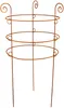 KOTARBAU®  3er Set Edelrost-Rankhilfe Deko-Blumenringstütze Produktbild-Vorschau 3