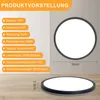 ZMH Deckenlampe LED Deckenleuchte Flach Schlafzimmerlampe Produktbild-Vorschau 2