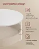 VASAGLE Couchtisch rund,  Wohnzimmertisch mit Korb aus Produktbild-Vorschau 5