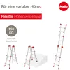 Hailo M80 Alu-Multifunktionsleiter - Schiebeleiter 4 x 3 Produktbild-Vorschau 2