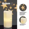 LED-Wachskerze mit Sternenprojektion, batteriebetrieben mit Produktbild-Vorschau 6