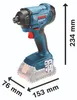 Bosch GDR 18V-160 Professional, Śrubokręt, Uchwyt Podgląd zdjęcia produktu 3
