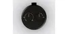 A black circular device with two dials and symbols indicating temperature and water. Produktbild-Vorschau
