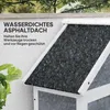 Outsunny 2 in 1 Gartenschrank Holz, Geräteschuppen mit Produktbild-Vorschau 6