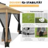 Pavillon 3,6 x 3,6 m, pavillon pliable, chapiteau, tente de Voir les images du produit 5
