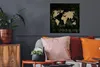 MuchoWow® Poster Weltkarte - Blumen - Tropische Pflanzen Produktbild-Vorschau 2