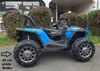 Kinderfahrzeug elektrisch 24V Buggy UTV Bom in blau mit Produktbild-Vorschau 2