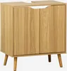 sweeek - Vintage-Waschbeckenunterschrank mit Holzoptik - Produktbild-Vorschau 6