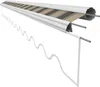 A close-up, isolated view of a retractable awning fabric. Produktbild-Vorschau