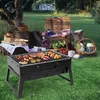 SunJas Holzkohlegrill CA-04 Reisegrill Tischgrill Produktbild-Vorschau 7