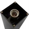 Close-up view of the inside of a black outdoor light fixture, showing the E27 socket. Anteprima dell’immagine prodotto